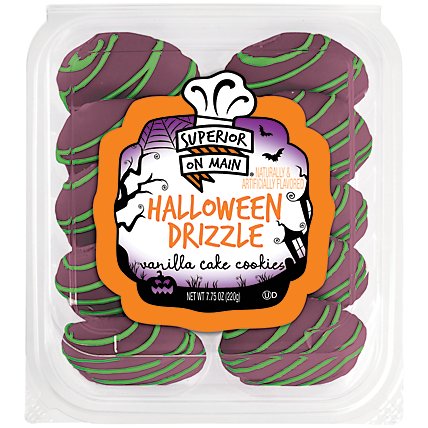Superior On Main Halloween Drizzle Vanilla Cake Cookies Multi-pack - 7.75 OZ - Image 1