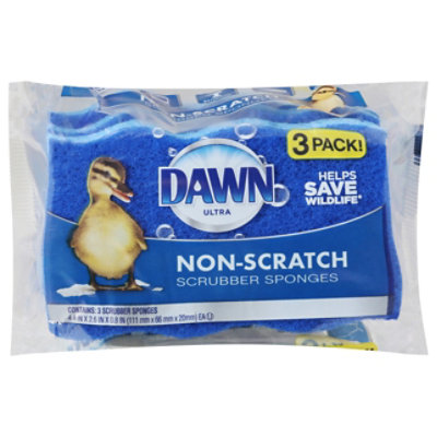 Dawn Non Scratch Sponges - 3 CT - Image 3