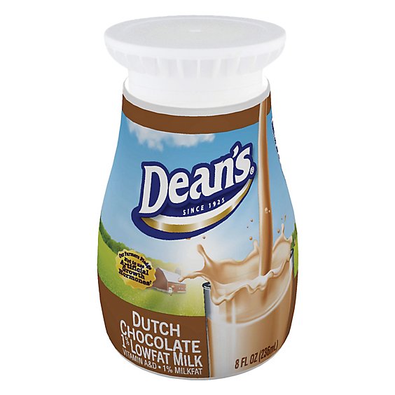 Deans 1% Lowfat Dutch Chocolate Milk - 48 Fl OZ