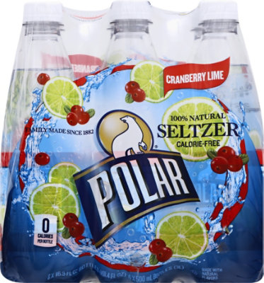 Polar Seltzer Cranberry Lime - 6-16.9 FZ - Image 6