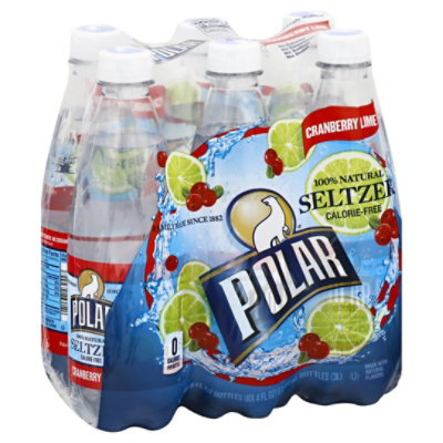 Polar Seltzer Cranberry Lime - 6-16.9 FZ - Image 1