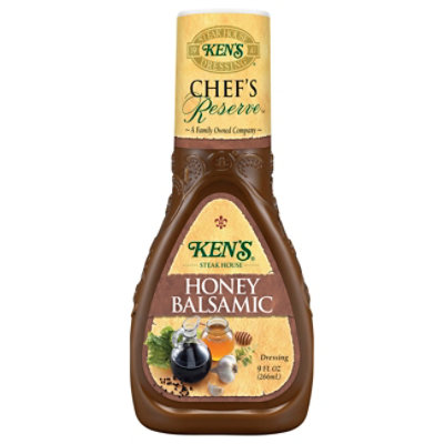 Kens Chefs Reserve Honey Balsamic Salad Dressing 9 Oz - 8 FZ - Image 1