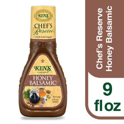 Kens Chefs Reserve Honey Balsamic Salad Dressing 9 Oz - 8 FZ - Image 1