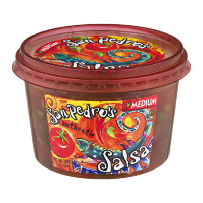 San Pedro Medium Salsa - 16 OZ - Image 1