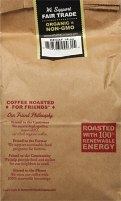 Vermont Coffee Co Coffee Decaf Whole Bean - 16 OZ - Image 5