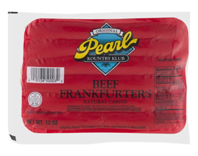 Pearl Kountry Klub Beef Franks - 0.50 Lb - Image 1