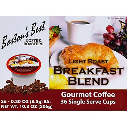 Boston's Best Breakfast Blend Coffee K Cup Caffeine - 36 CT - Image 2