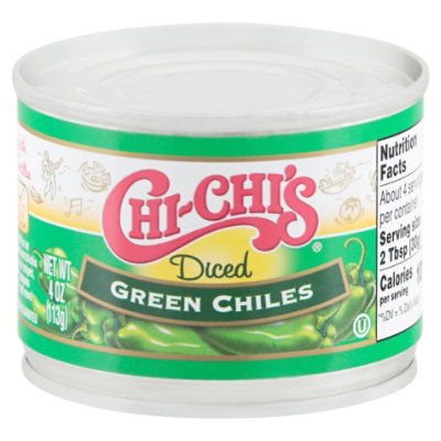 Chi Chis Pepper Chili Diced Can - 4.25 OZ