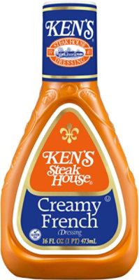 Kens Steak House Creamy French Salad Dressing Creamy 16 Oz - 16 FZ - Image 1