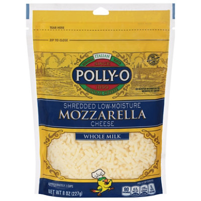 Polly O Lmwm Mozz Shred - 8 OZ - Image 1