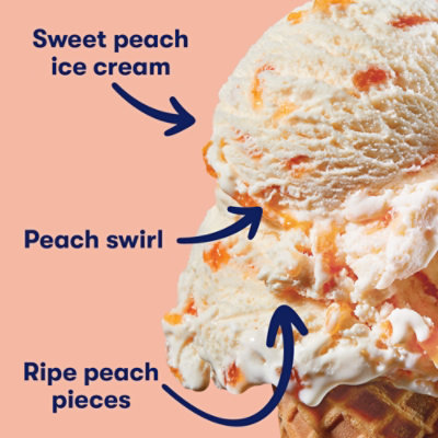 Tillamook Peaches And Cream Ice Cream - 48 Oz - Image 6