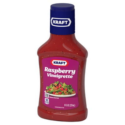 Kraft Raspberry Vinaigrette Salad Dressing Bottle - 8 Fl. Oz. - Image 4