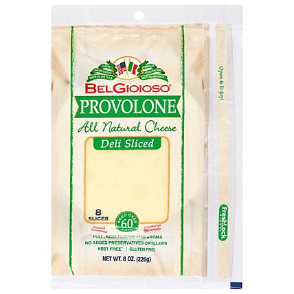 BelGioioso Sliced Provolone Cheese - 8 OZ - Image 1