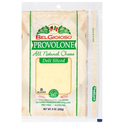 BelGioioso Sliced Provolone Cheese - 8 OZ