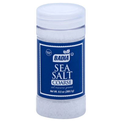 Badia Sea Salt Coarse - 9.5 OZ - Image 1