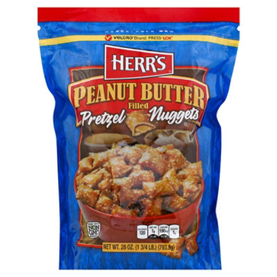 Herrs Peanut Butter Filled Pretzels - 28 OZ - Image 1