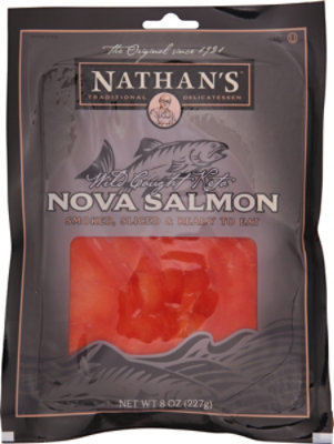 Nathans Nova Salmon Smoked Sliced - 8 OZ - Image 2