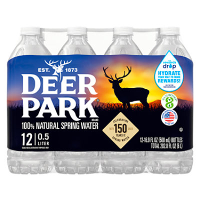 Deer Park Brand 100% Natural Spring Water - 12pk/12 fl oz Bottles