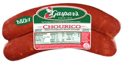 Gaspars Mild Chourico Link - 1 Lb - Image 1