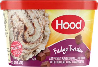 Hood Fudge Twister Ice Cream - 1.5 Quart - Image 6