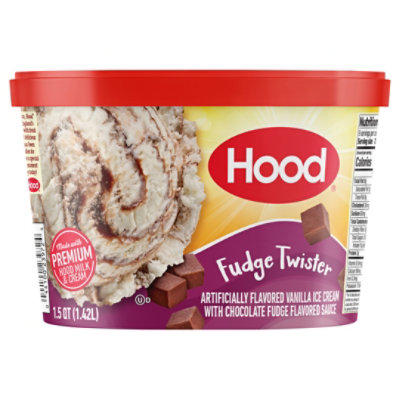 Hood Fudge Twister Ice Cream - 1.5 Quart - Image 2