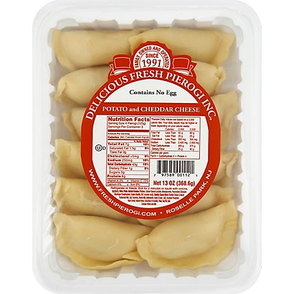 Delicious Fresh Pierogi Potato & Cheddar Cheese - 13 Oz - Image 2