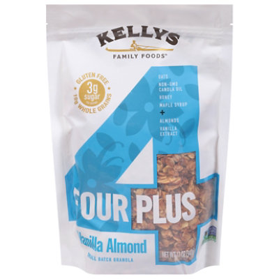 Kellys Four Plus Granola Vanilla Almondp - 12 OZ - Image 2