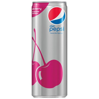 Diet Pepsi Wild Cherry Sleek - 12 FZ - shaws