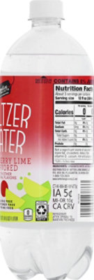 Signature SELECT Cranberry Lime Seltzer Water - 1 Liter - Image 7