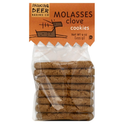 Dancing Deer Molasses Clove Cookies - 9 OZ - Image 1