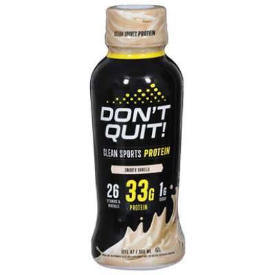 Dont Quit Vanilla Protein Shake - 12 Oz - Image 3