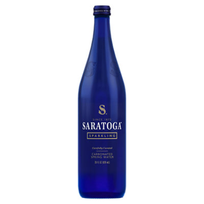 Saratoga No Flavor Sparkling Water Bottle - 28 Oz - Image 1
