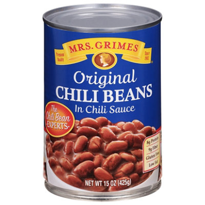 Mrs Grimes Chili Beans - 15 OZ