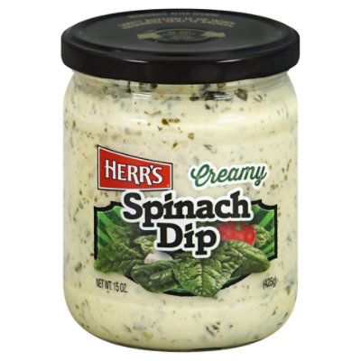 Herrs Dip Creamy Spinach - 15 Oz - Image 1