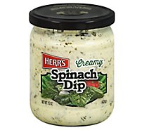 Herrs Dip Creamy Spinach - 15 Oz