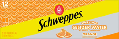 Schweppes Seltzer Water Orange - 12-12 FZ - Image 6