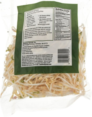 Jonathans Bean Sprouts Organic - 7 OZ - Image 6