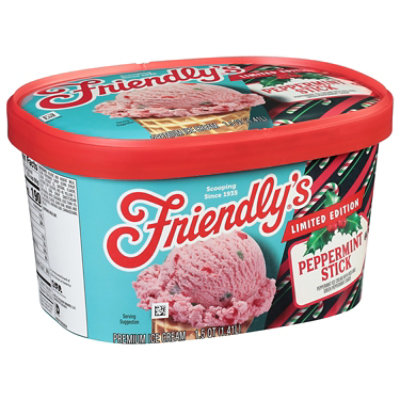 Friendly's Limited Edition Peppermint Stick Ice Cream - 1.5 Quart - Image 2