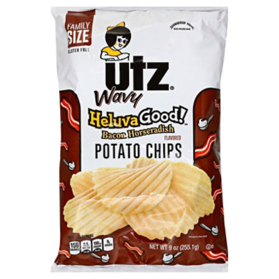 Utz Heluva Good Bacon Horseradish Chips 9 OZ Albertsons