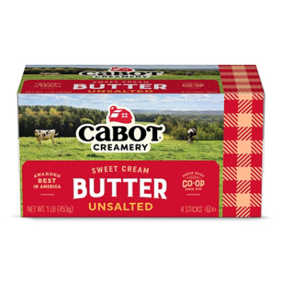 Cabot Creamery Unsalted Butter - 16 OZ - Image 1