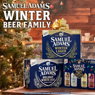 Samuel Adams Holiday White Ale Seasonal Beer Cans - 12-12 Fl. Oz. - Image 6