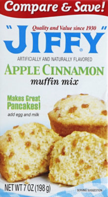 Jiffy Apple Cinnamon Muffin Mix - 7 OZ - Image 2