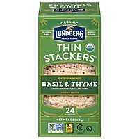Lundberg Cracker Basil Thyme Thin - 6 OZ - Image 3