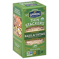 Lundberg Cracker Basil Thyme Thin - 6 OZ - Image 2