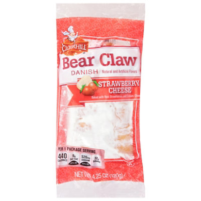 Hub Strawberry Cheese Bear Claw - 4 OZ - starmarket