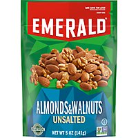 Emerald Walnuts And Almonds Snack Nuts Whole Natural Resealable Plstc Bag - 5 OZ - Image 1