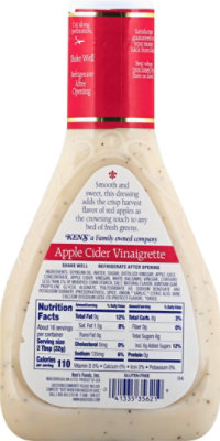 Kens Steak House Apple Cider Vinaigrette Salad Dressing Light 16 Oz - 16 FZ - Image 5