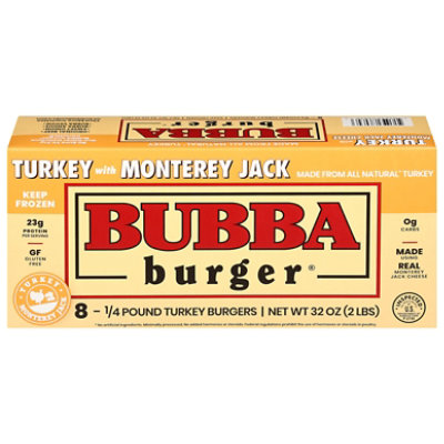 Bubba Burger Turkey Burgers 8 Each 32oz