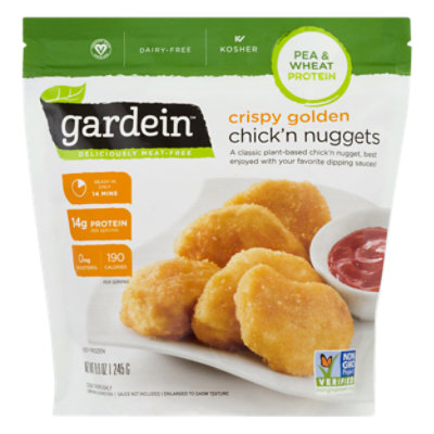 Gardein Crispy Golden Plant-based Chickn Nuggets, Vegan, Frozen - 8.6 OZ