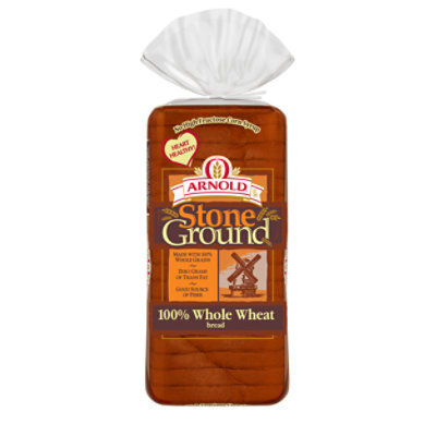 Arnold Stone Ground 100% Whole Wheat Bread - 16 Oz - Image 1